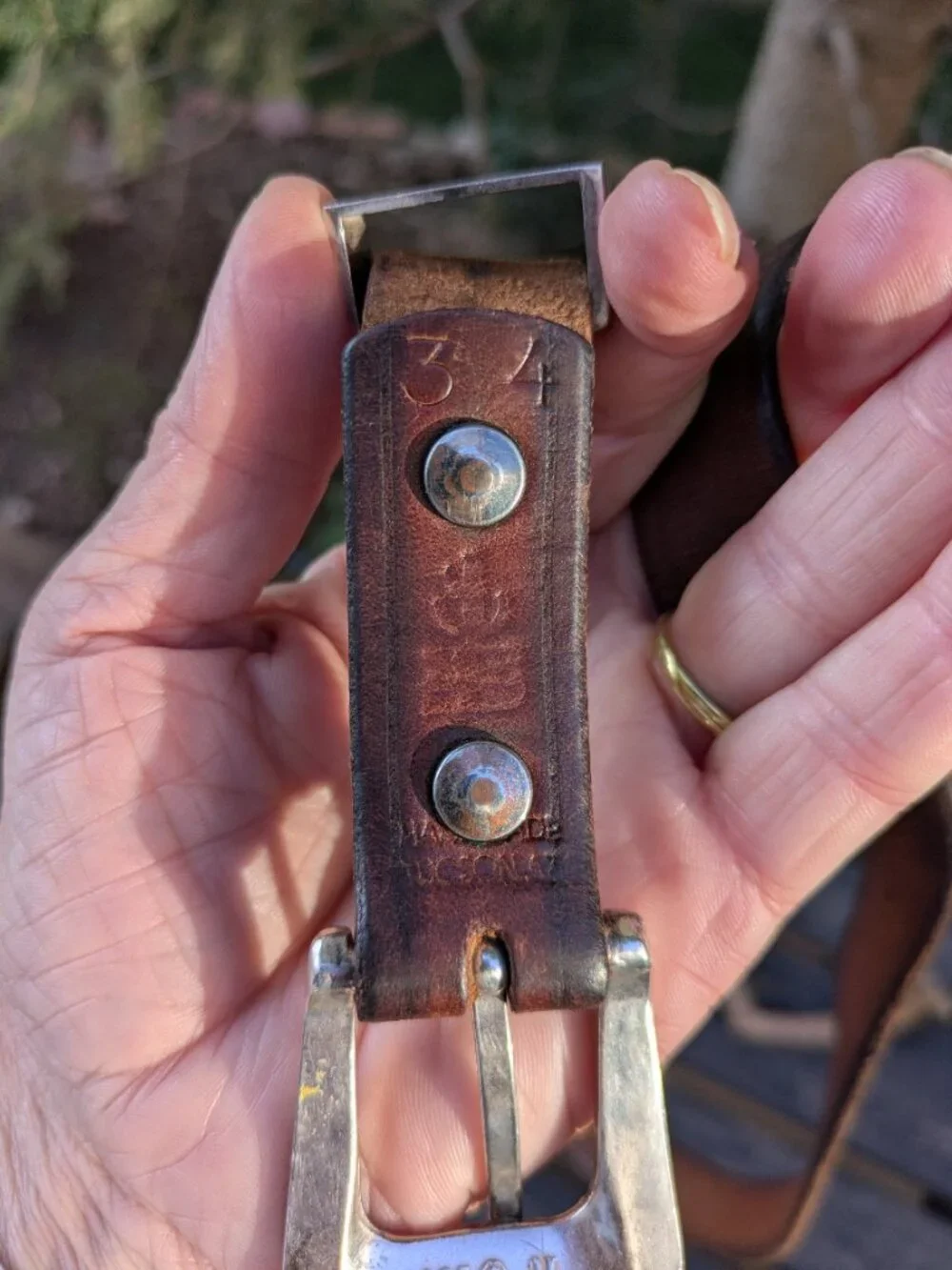 VTG Sears Roebuck R.O.E.B Western Ranger Belt Set Size 34 Handcrafted Tucson AZ